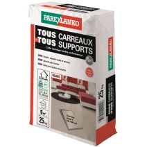 Colle carrelage tous carreaux tous supports blanc 25kg - PAREXLANKO