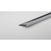 1/4 rond cubique alu argent chromé 10mm - ARCANSAS