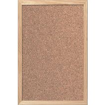 Tableau d'affichage liège cadre bois 900 mm x 600 mm x 15 mm - DECOSA
