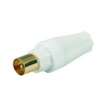 Fiche mâle coale 9.52mm connectique or - OPTEX