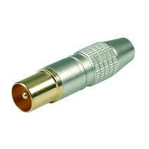 Fiche mâle coale 9.52mm connectique or hq - OPTEX
