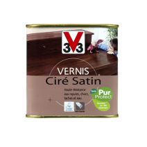 Vernis intérieur ciré satin 0.5L - Chêne doré - V33