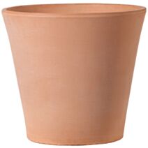 Pot terre cuite Cono White 31cm - terre rosée - DEROMA 
