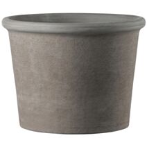 Cilindro bordato primitivo grafite 38 cm