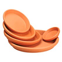 Soucoupe terre cuite Ancestral Ø11cm rouge