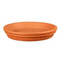 Soucoupe en terre cuite rouge d31