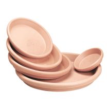 Soucoupe Antica terre cuite 2,9x15cm beige