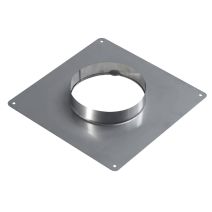 Plaque d'étanchéité inox 350x350 Ø155mm - TEN