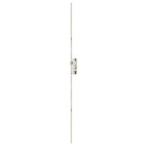 Serrure à encastrer 2 points Decena + 2 prolongateurs 423mm avec 1 galet - têtière 18mm - FERCO