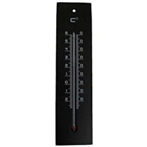 Thermomètre bois noir 22 cm - STIL