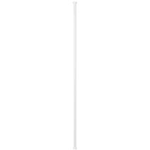 barre de douche droite kreta 125-220 blanc