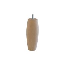 Pied de lit olive brut H.150 Ø58 mm - EVOLUDIS
