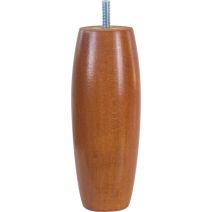 Pied de lit olive merisier H.150 Ø58 mm - EVOLUDIS