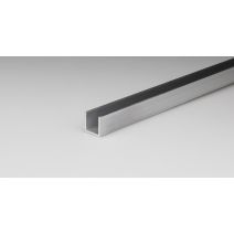 Profilé U alu naturel argent mm.8x8x1 - ARCANSAS