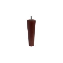 Pied de lit fuseau noyer H.150 Ø58 mm - EVOLUDIS
