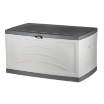 Coffre de rangement intérieur/extérieur 500L Serena gris - EDA