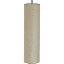 Pied de lit cylindrique brut H.250 Ø68 mm - EVOLUDIS