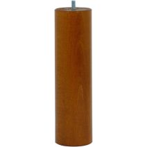 Pied de lit cylindrique merisier H.250 Ø68 mm - EVOLUDIS