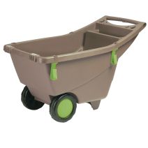 Brouette de jardin 140L taupe - EDA