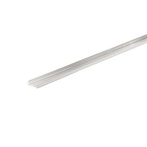 Profilé d'encadrement alu anodisé chromé argent mm. 18x1 - ARCANSAS