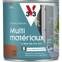 Peinture multi-supports direct protect satin 0.5L paprika - V33