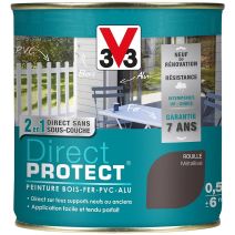 Peinture Multi-supports Direct Protect 0.5L Rouille métallisé  - V33
