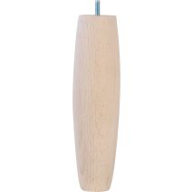 Pied de lit olive brut H.250 Ø68 mm - EVOLUDIS