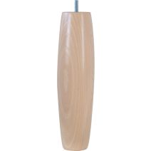 Pied de lit olive verni naturel H.250 Ø68 mm - EVOLUDIS