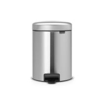 Poubelle à Pédale New Icon 5L Argent - BRABANTIA