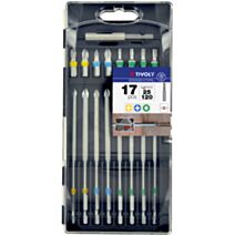 Coffret 17 embouts de vissage longs - TIVOLY