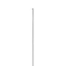 Tube rond plein alu anodisé chromé argent mm. 8 - ARCANSAS