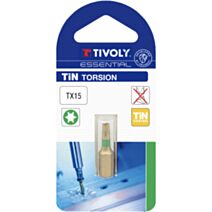 Embout de vissage T15 torsion L25 mm - TIVOLY