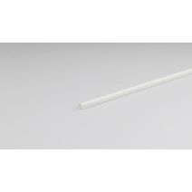Profilé demi-lune blanc pvc rigide mm.4x4