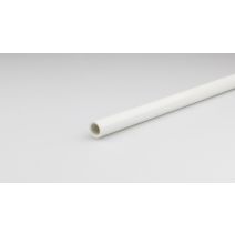 Tube rond blanc pvc rigide mm. 12x1.5