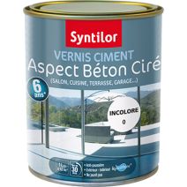 Vernis ciment aspect béton ciré 1L - SYNTILOR