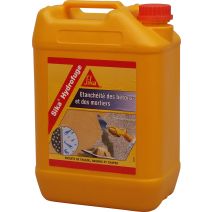 Hydrofuge de masse pour bétons et mortiers - 5L - SIKA