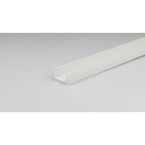 Profilé U blanc pvc rigide mm.10x6x1.5