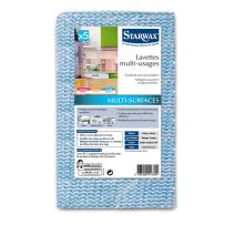 5 Lavettes microfibre multiusage - STARWAX