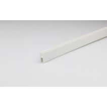 Profilé H blanc pvc rigide mm.15x6