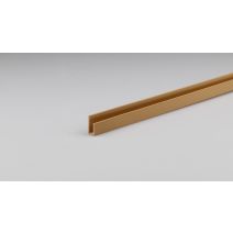 Profilé finition hêtre pvc mm.6x15x7 - ARCANSAS