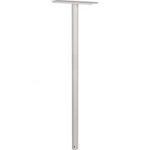 Piquet de boîte aux lettres cylindrique ton pierre 110 cm x 45 mm - DECAYEUX