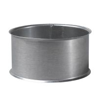 Manchette gris mat aluminié ∅139mm - TEN