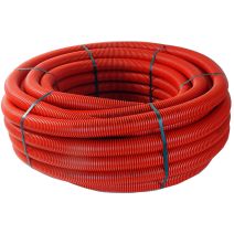 Gaine tpc rouge Ø90 de 25m