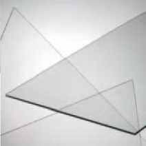 Plaque lisse transparent 200 x 100 cm +/- 5mm