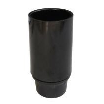 Douille E14 bakélite lisse noire - TIBELEC