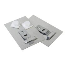 Kit de 2 plaques de fixations adhésives pour miroir - PRADEL