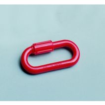 1 maillon rapide diamètre 6 mm rouge sous skin pack - NOVAP