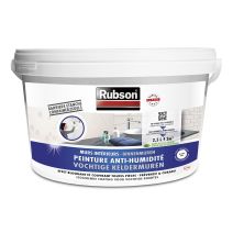 RUBSON Murs Intérieurs Peinture Anti-Humidité Blanc Seau 2.5l