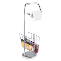 Porte-papier toilette + revue chromé - WENKO