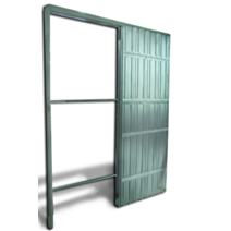 Caisson plein pour porte à Galandage Kompatto H.73x204cm